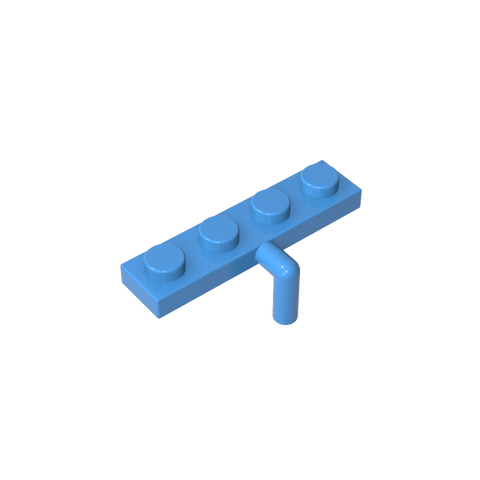 Gobricks,Plate Special 1 x 4 with Arm Down,30043,29169