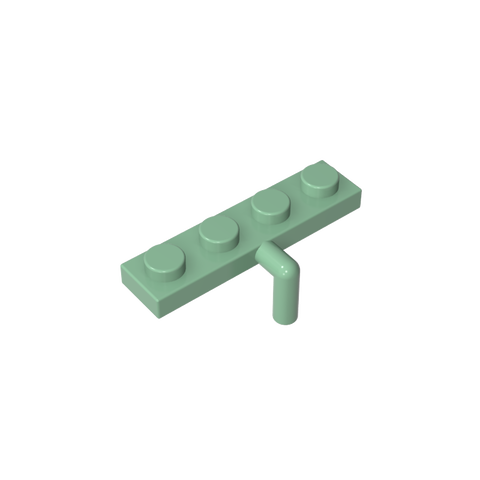 Gobricks,Plate Special 1 x 4 with Arm Down,30043,29169