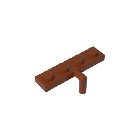 Gobricks,Plate Special 1 x 4 with Arm Down,30043,29169