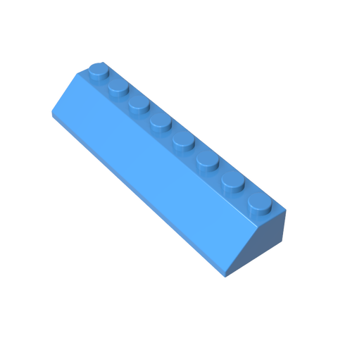 Gobricks,Slope 45° 2 x 8,4445