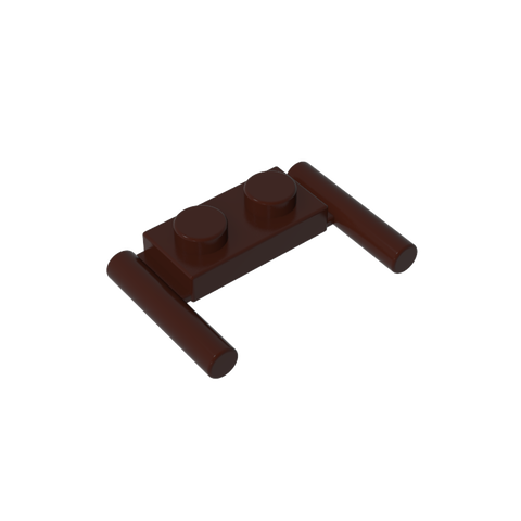 Gobricks,Plate Special 1 x 2 with Handles [Flat Ends/ Low Attachment],3839b,3839,3839a