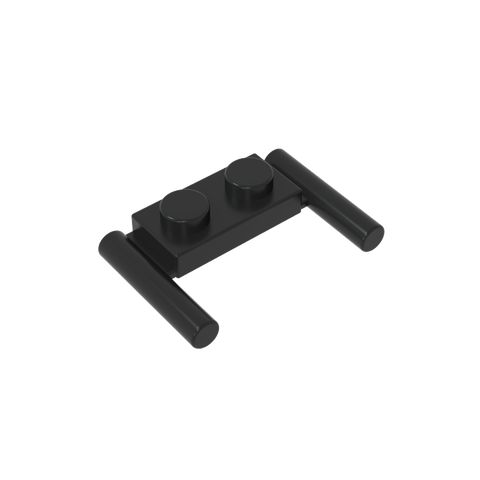 Gobricks,Plate Special 1 x 2 with Handles [Flat Ends/ Low Attachment],3839b,3839,3839a
