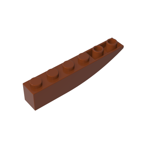 Gobricks,Brick Curved 6 x 1 Inverted,42023,41763