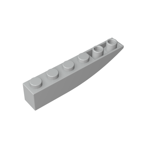 Gobricks,Brick Curved 6 x 1 Inverted,42023,41763
