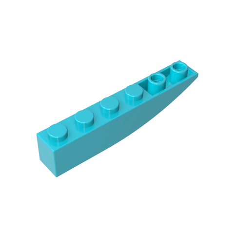 Gobricks,Brick Curved 6 x 1 Inverted,42023,41763