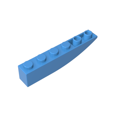 Gobricks,Brick Curved 6 x 1 Inverted,42023,41763