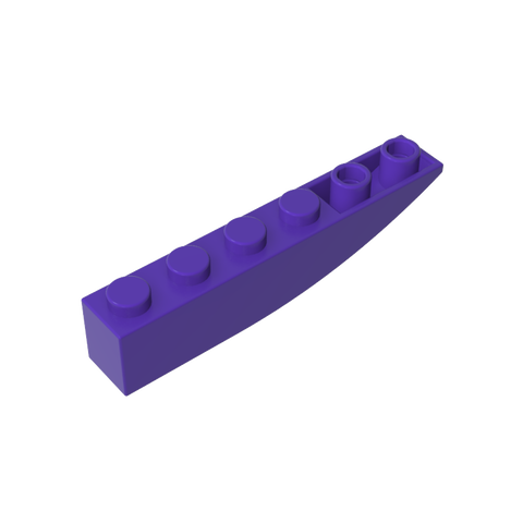 Gobricks,Brick Curved 6 x 1 Inverted,42023,41763
