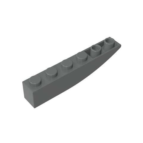 Gobricks,Brick Curved 6 x 1 Inverted,42023,41763
