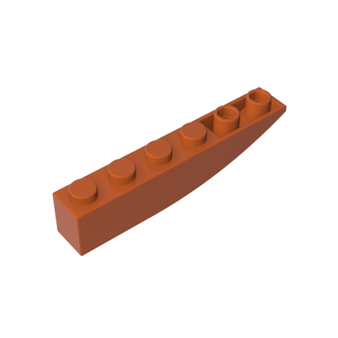 Gobricks,Brick Curved 6 x 1 Inverted,42023,41763