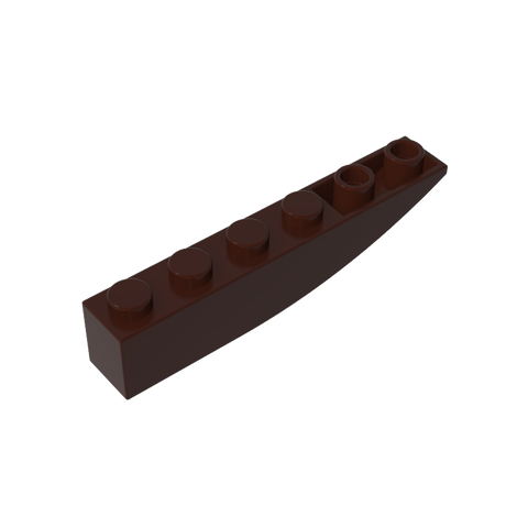 Gobricks,Brick Curved 6 x 1 Inverted,42023,41763