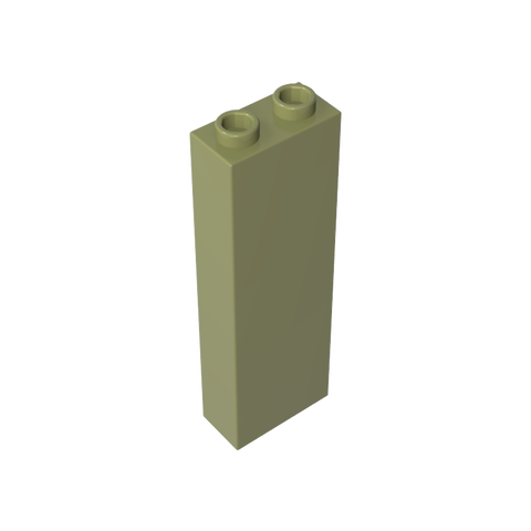 Gobricks,Brick 1 x 2 x 5 without Side Supports,46212,2454,2454a,2454b,35274