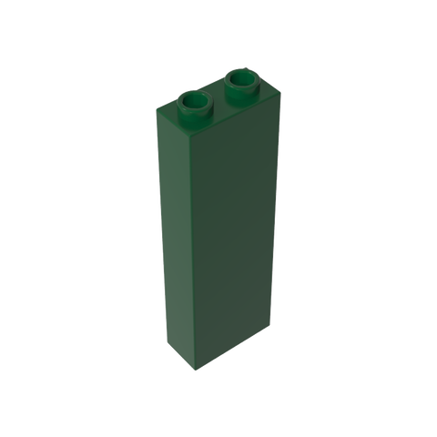 Gobricks,Brick 1 x 2 x 5 without Side Supports,46212,2454,2454a,2454b,35274