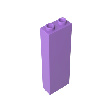 Gobricks,Brick 1 x 2 x 5 without Side Supports,46212,2454,2454a,2454b,35274