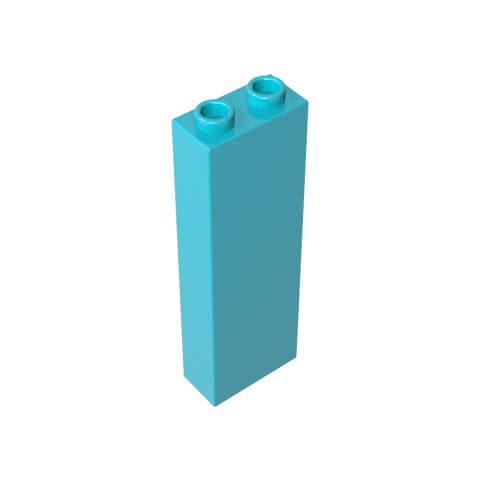 Gobricks,Brick 1 x 2 x 5 without Side Supports,46212,2454,2454a,2454b,35274