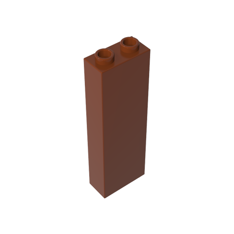Gobricks,Brick 1 x 2 x 5 without Side Supports,46212,2454,2454a,2454b,35274