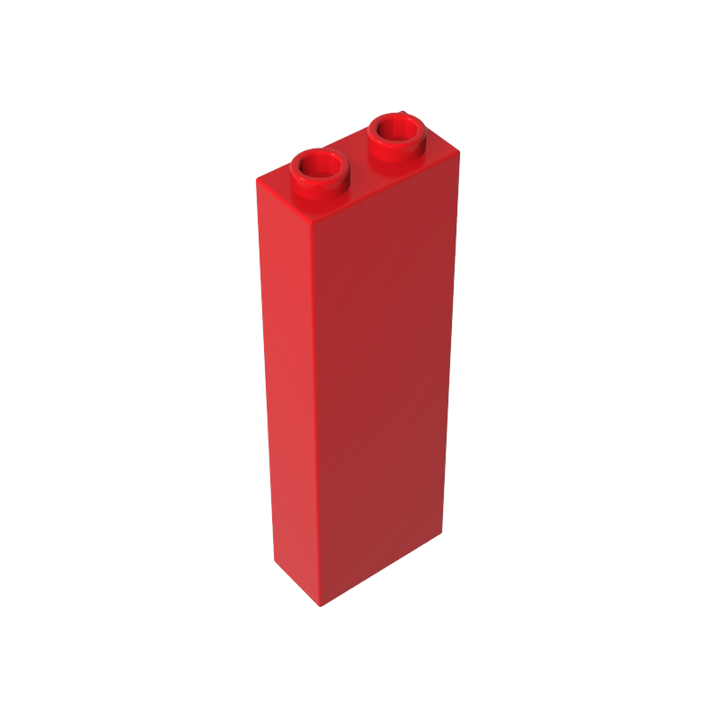 Gobricks,Brick 1 x 2 x 5 without Side Supports,46212,2454,2454a,2454b,35274