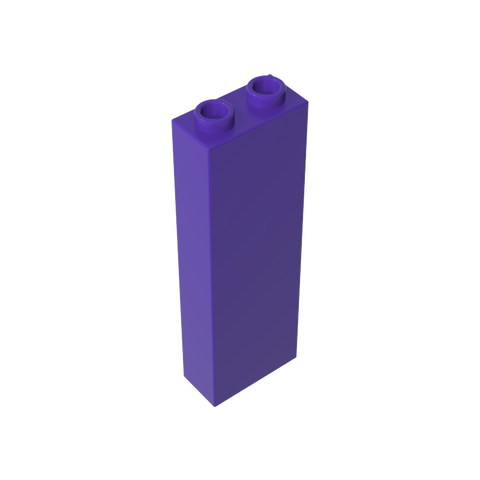 Gobricks,Brick 1 x 2 x 5 without Side Supports,46212,2454,2454a,2454b,35274