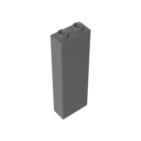 Gobricks,Brick 1 x 2 x 5 without Side Supports,46212,2454,2454a,2454b,35274