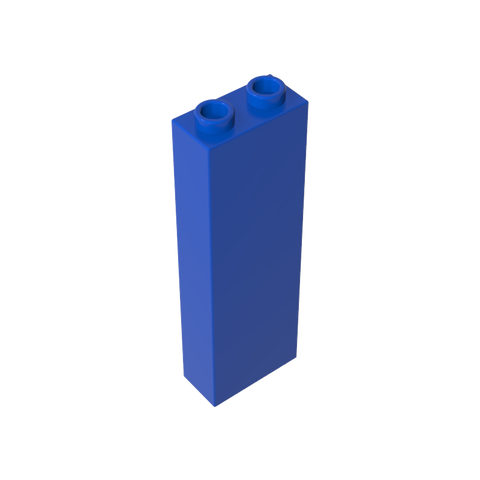 Gobricks,Brick 1 x 2 x 5 without Side Supports,46212,2454,2454a,2454b,35274
