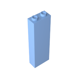 Brick 1 x 2 x 5 without Side Supports,2454