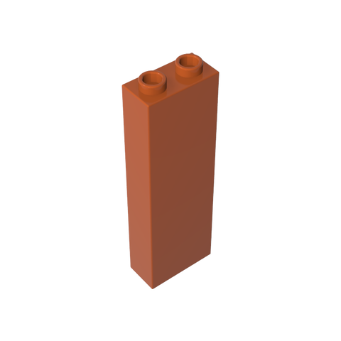 Gobricks,Brick 1 x 2 x 5 without Side Supports,46212,2454,2454a,2454b,35274