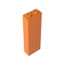 Brick 1 x 2 x 5 without Side Supports,2454