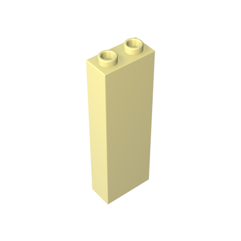 Gobricks,Brick 1 x 2 x 5 without Side Supports,46212,2454,2454a,2454b,35274