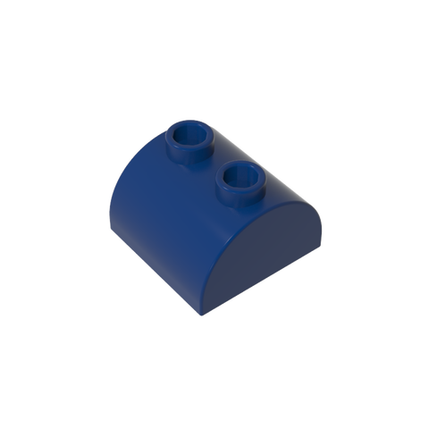 Gobricks,Brick Curved 2 x 2 with Two Top Studs,30165