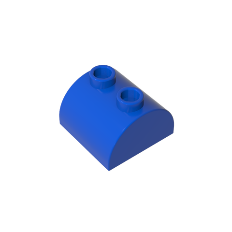 Gobricks,Brick Curved 2 x 2 with Two Top Studs,30165