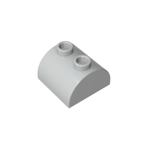 Gobricks,Brick Curved 2 x 2 with Two Top Studs,30165
