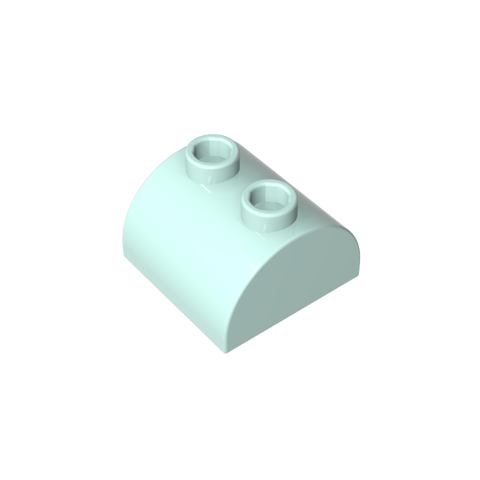 Gobricks,Brick Curved 2 x 2 with Two Top Studs,30165