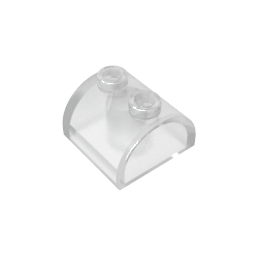 Gobricks,Brick Curved 2 x 2 with Two Top Studs,30165