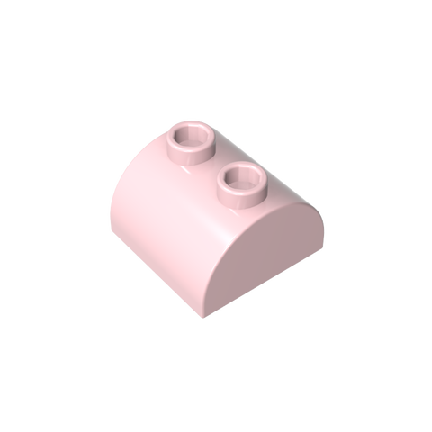 Gobricks,Brick Curved 2 x 2 with Two Top Studs,30165