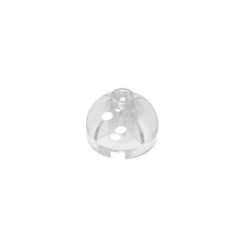 Gobricks,Brick Round 2 x 2 Dome Top - Hollow Stud with Bottom Axle Holder x Shape + Orientation
