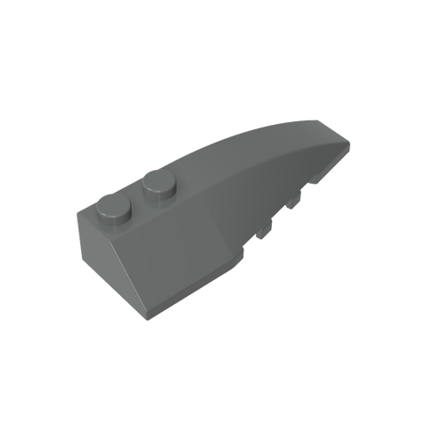 Gobricks,Wedge Curved 6 x 2 Right,41747,52215