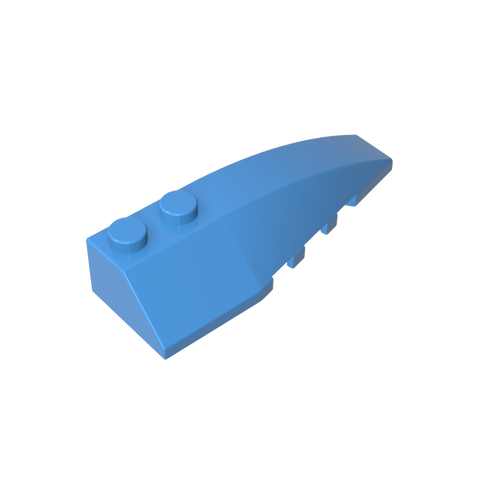 Gobricks,Wedge Curved 6 x 2 Right,41747,52215