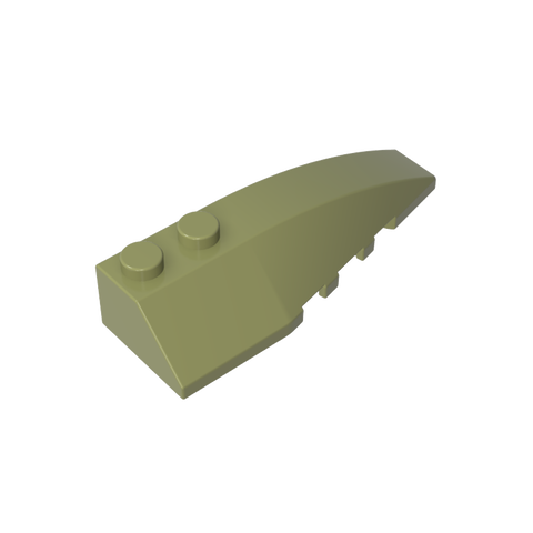Gobricks,Wedge Curved 6 x 2 Right,41747,52215