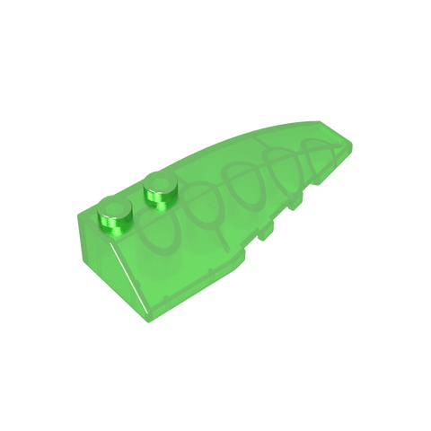 Gobricks,Wedge Curved 6 x 2 Right,41747,52215