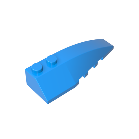 Gobricks,Wedge Curved 6 x 2 Right,41747,52215