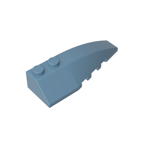 Gobricks,Wedge Curved 6 x 2 Right,41747,52215