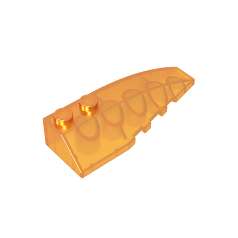 Gobricks,Wedge Curved 6 x 2 Right,41747,52215