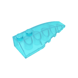 Gobricks,Wedge Curved 6 x 2 Right,41747,52215