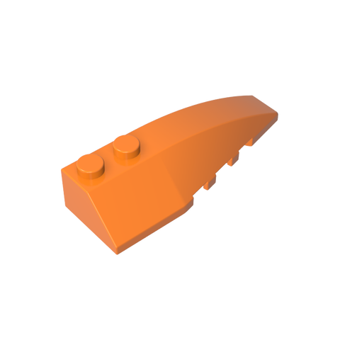 Gobricks,Wedge Curved 6 x 2 Right,41747,52215