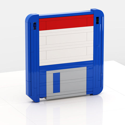 (Gobricks version) 60pcs MOC-82252 Save Icon (Floppy Disk) Update