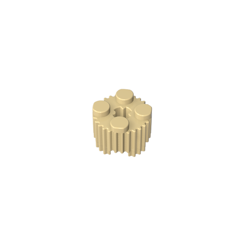 Gobricks,Brick Round 2 x 2 [Grill],92947