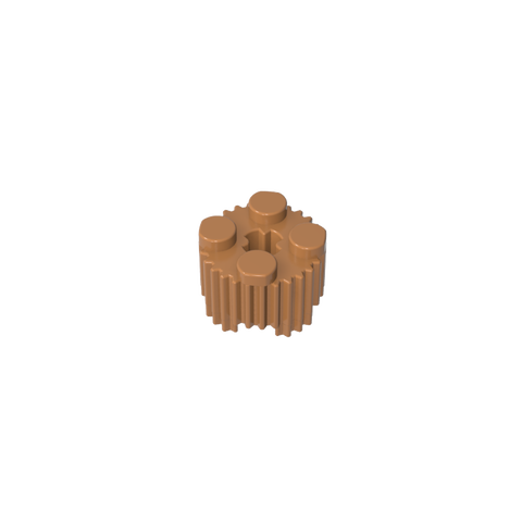 Gobricks,Brick Round 2 x 2 [Grill],92947