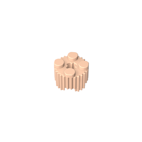 Gobricks,Brick Round 2 x 2 [Grill],92947