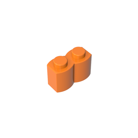 Gobricks,Brick Special 1 x 2 Palisade [aka Log],30136