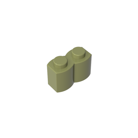 Gobricks,Brick Special 1 x 2 Palisade [aka Log],30136