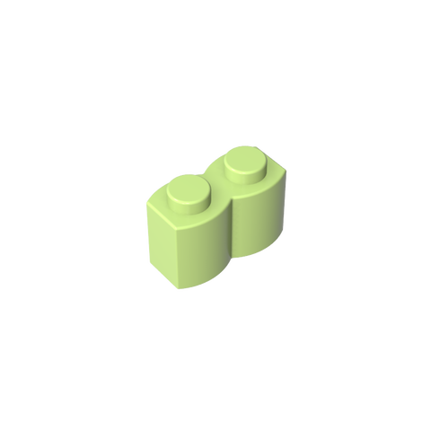 Gobricks,Brick Special 1 x 2 Palisade [aka Log],30136